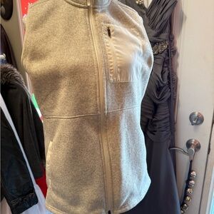 L.L. Bean Cream Fleece Vest